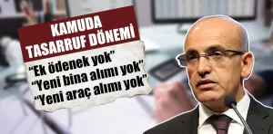 Mehmet Şimşek’ten kamuda tasarruf açıklaması