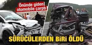 Kütahya’da trafik kazasında 1 kişi öldü 1 kişi yaralandı