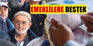 Emeklilere sosyal refah desteği