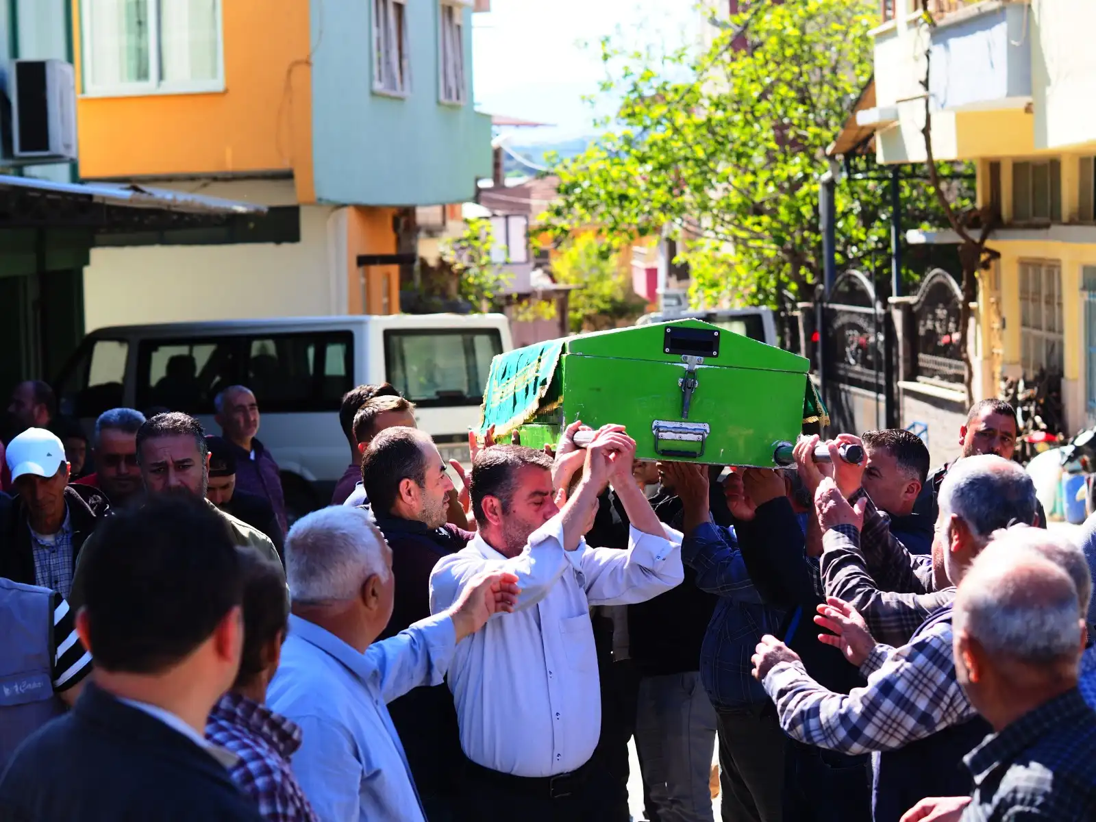 Yangında hayatını kaybeden bebeğin cenazesi toprağa verildi