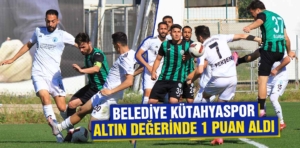 Belediye Kütahyaspor, İzmir’den bir puanla döndü