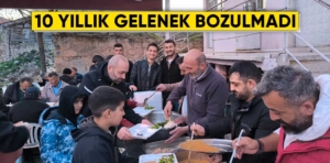 Kütahya’da köylüler 10 yıldır iftar sofrasında buluşuyor