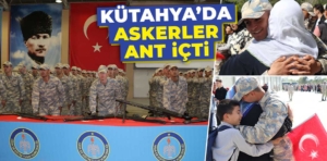 Kütahya’da eğitimlerini tamamlayan sözleşmeli erler yemin etti