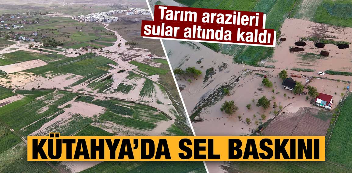 Kütahya’da etkili olan dolu