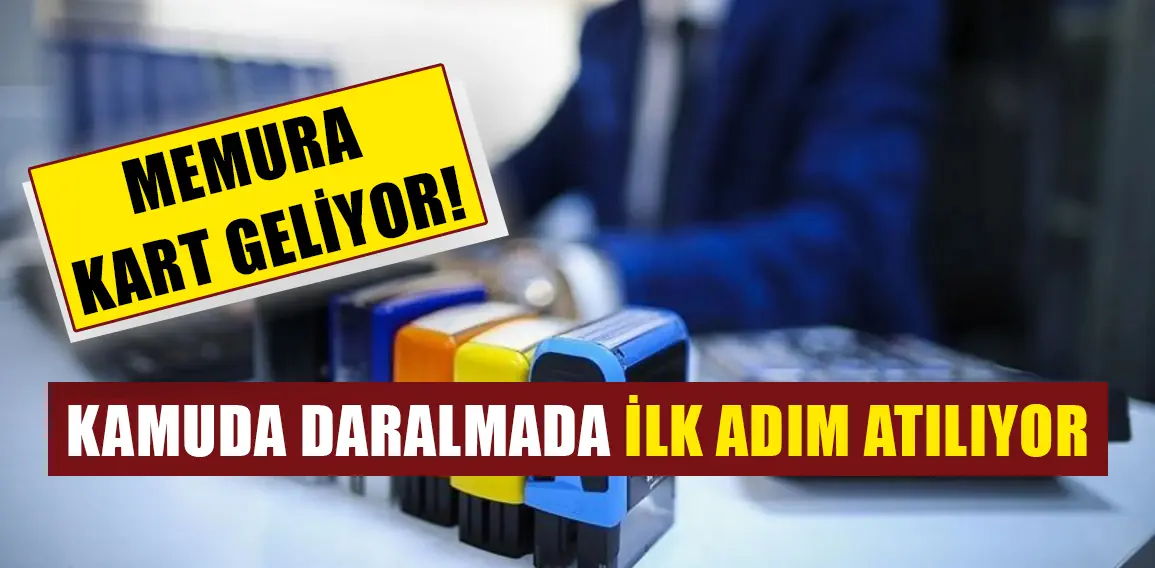 Kamuda daralmada ilk adım