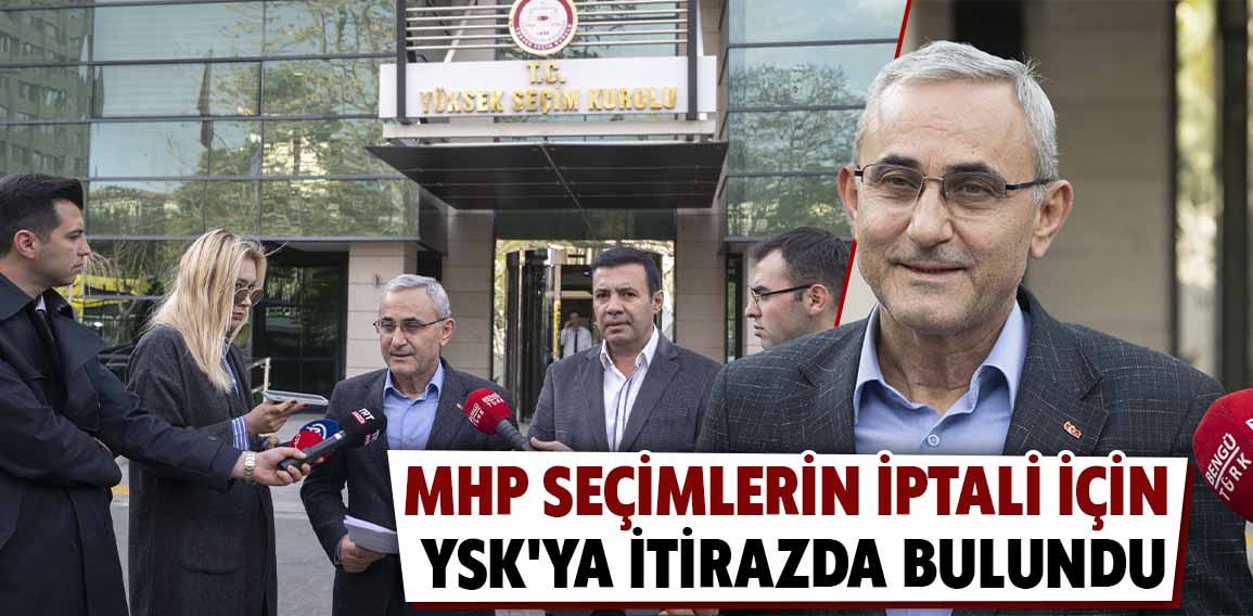 MHP Kütahya seçimlerine itiraz.