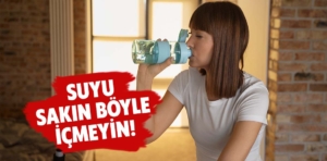 Ayakta su içmek zararlı mıdır?