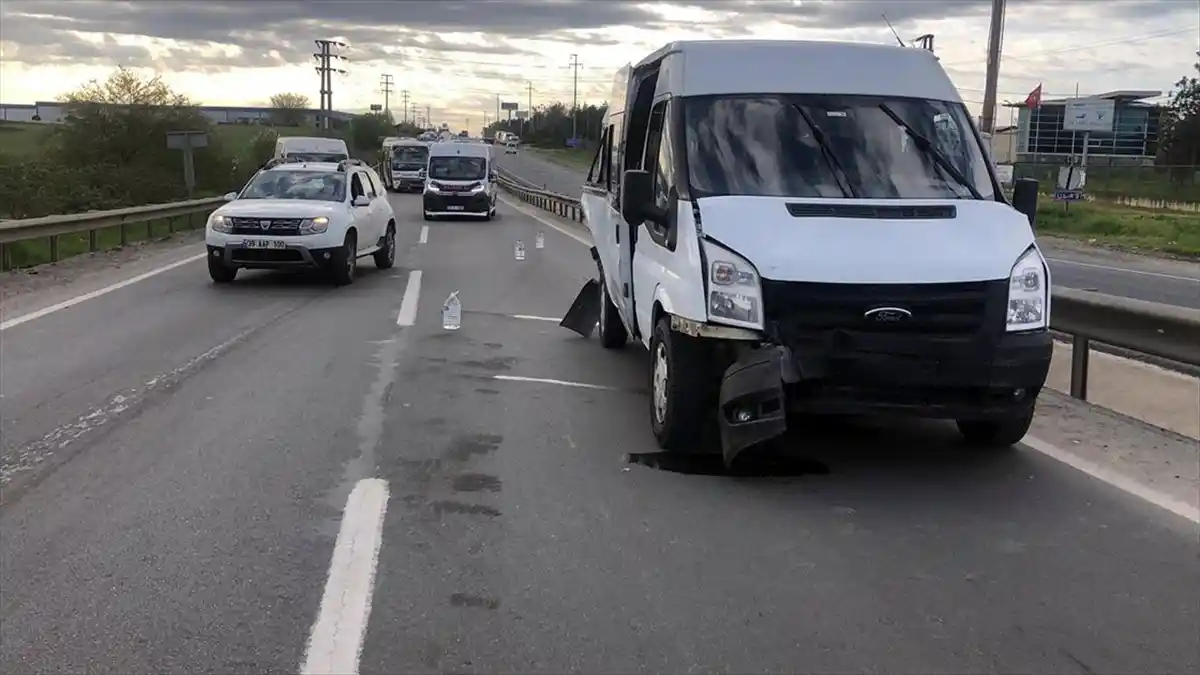 Kaza, Ergene ilçesinde Ulaş