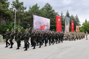 Afyonkarahisar’da engelliler için temsili askerlik töreni düzenlendi