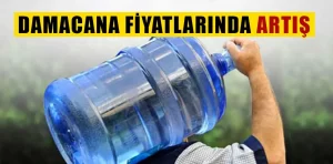 Damacana sularında fiyat artışı