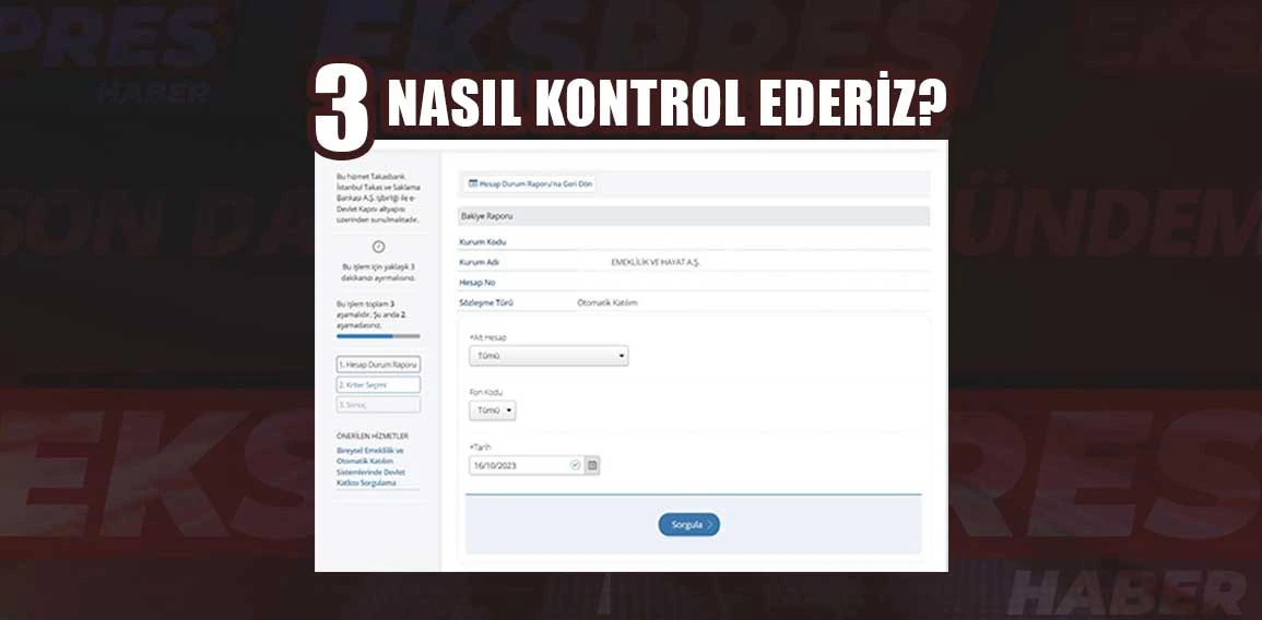 E-Devlet hesaplarınızı kontrol edin