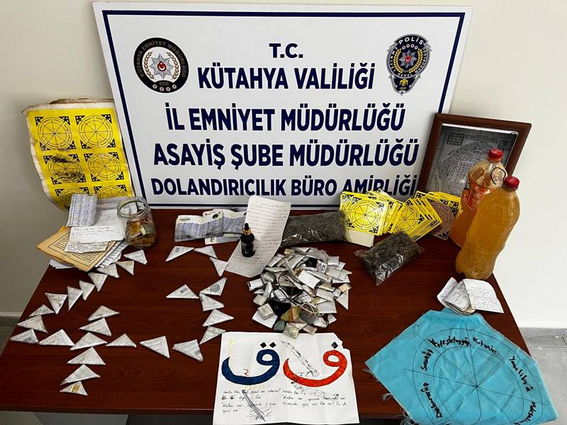 Kütahya’da büyücülere operasyon