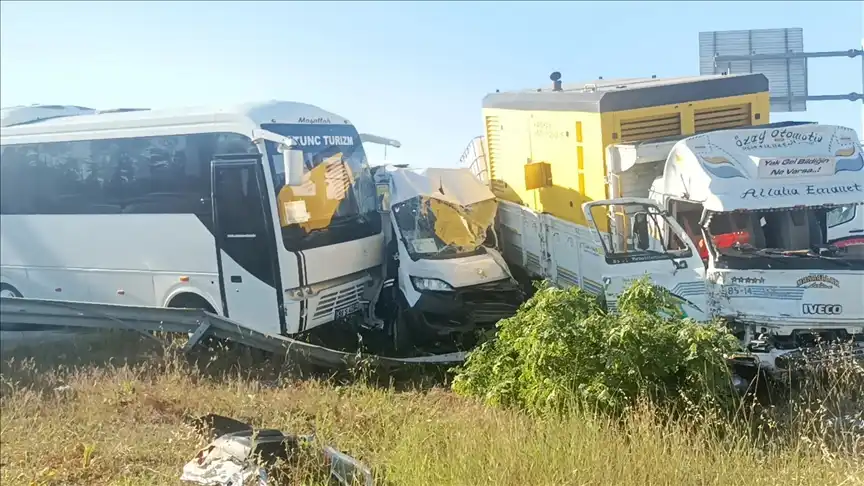 Tekirdağ'ın Saray ilçesinde fren