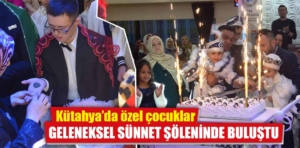 Kütahya’da engelli çocuklar için sünnet düğünü yapıldı