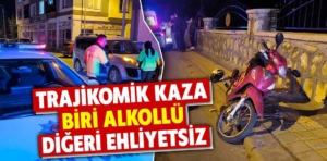 Kütahya’da motosiklet ticari araca çarptı: 1 yaralı