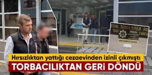 Kütahya’da cezaevinden izinli çıktı uyuşturucu satarken yakalandı