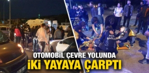 Kütahya’da otomobil yayalara çarptı