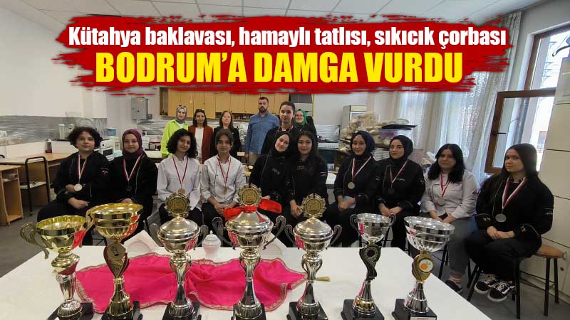 Kütahyalı öğrencilerden Bodrum’da madalyalara ambargo