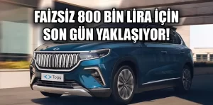 TOGG T10x’te 800 bin liraya sıfır faiz için sayılı gün