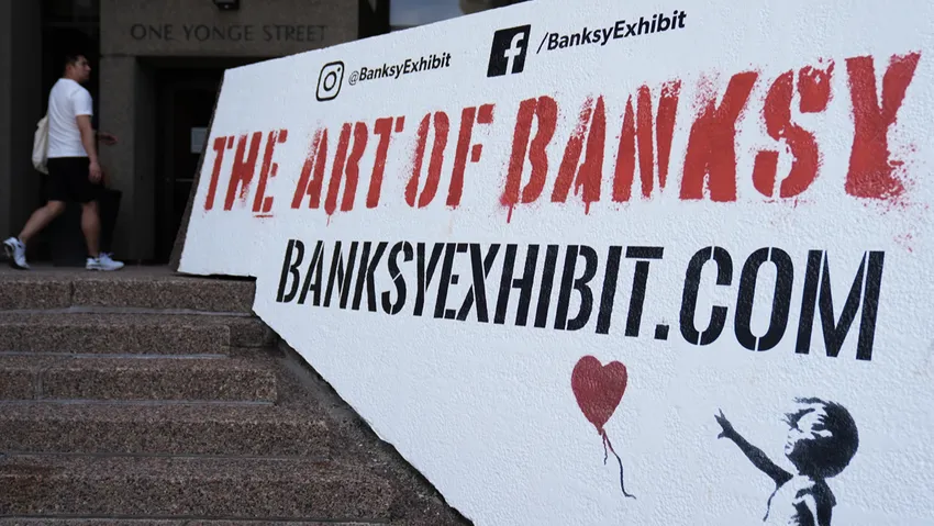 İngiliz sokak sanatçısı Banksy'nin