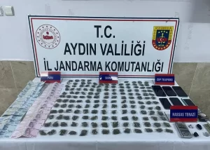 Aydın’da uyuşturucu ele geçirilen araçtaki 3 şüpheli tutuklandı