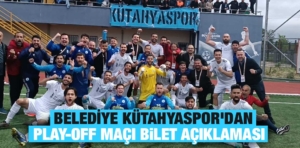 Belediye Kütahyaspor play-off biletleri satışta