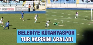 Belediye Kütahyaspor tur için avantajı aldı