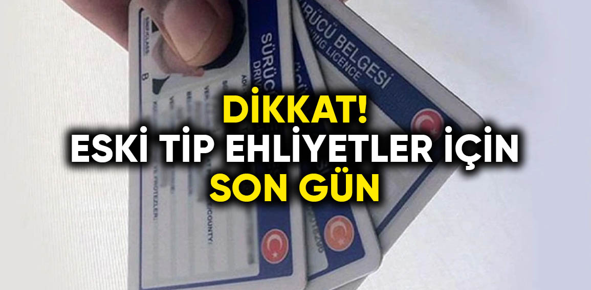 Eski tip sürücü belgelerinin