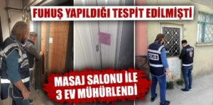 Kütahya’da fuhuş yapılan adreslere baskın