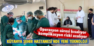 Kütahya Şehir Hastanesinde üç boyutlu basım teknolojisi kullanılıyor