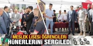 Kütahya’da meslek liseleri hünerlerini sergiledi