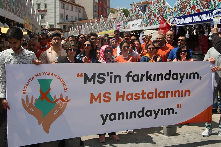 ms hastaları farkındalık için buluştu