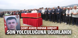 Şehit Sözleşmeli Er Rıdvan Gürsoy’un cenazesi Kütahya’da defnedildi