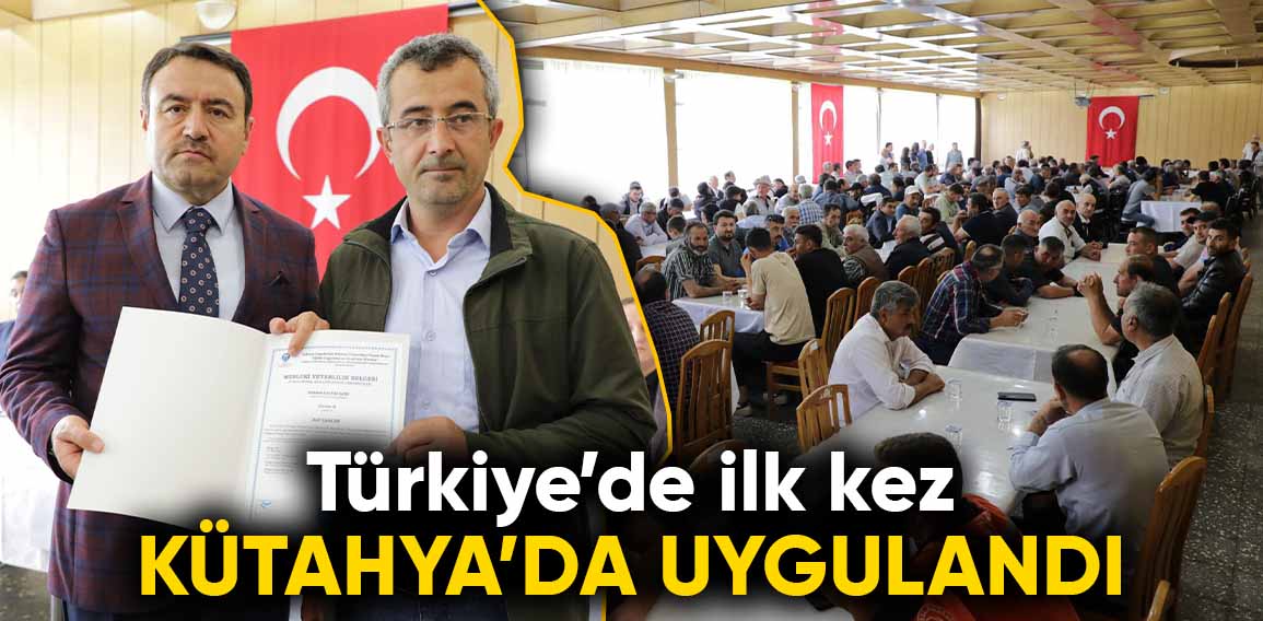 Kütahya’da orman köylülerine yönelik