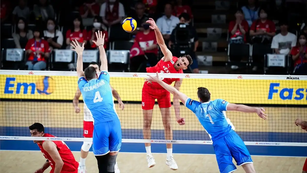 A Milli Erkek Voleybol Takımı, Slovenya’ya 3-0 yenildi