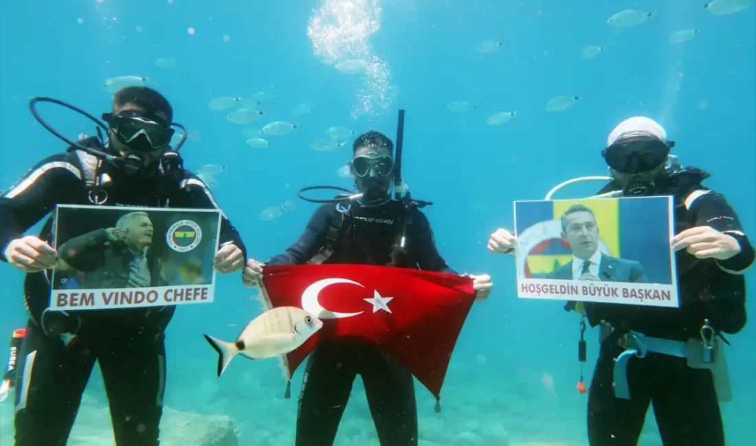 Muğla'nın Fethiye ilçesinde dalgıçlar,