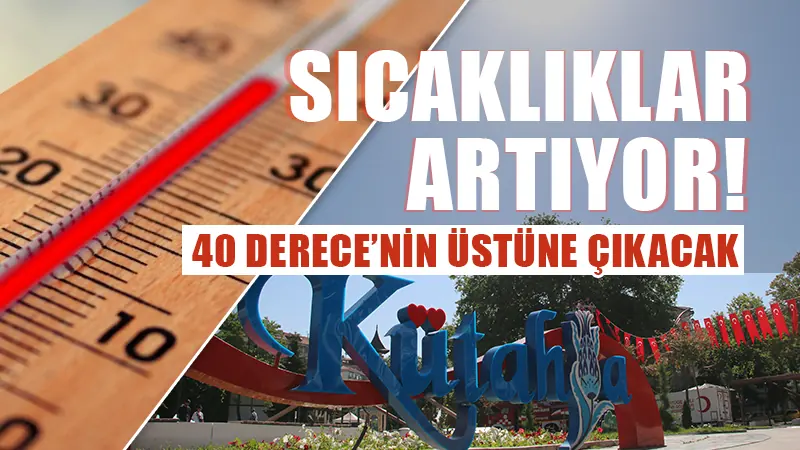 Bazı bölgelerde sıcaklık 40