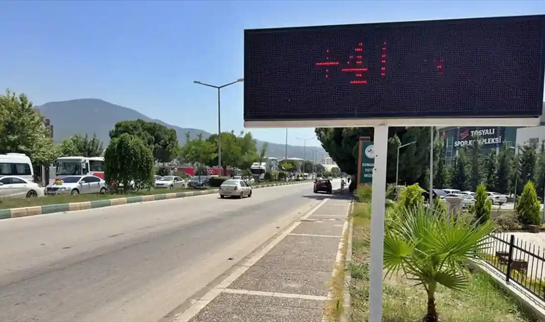 Doğu Akdeniz'deki bunaltıcı sıcaklar.