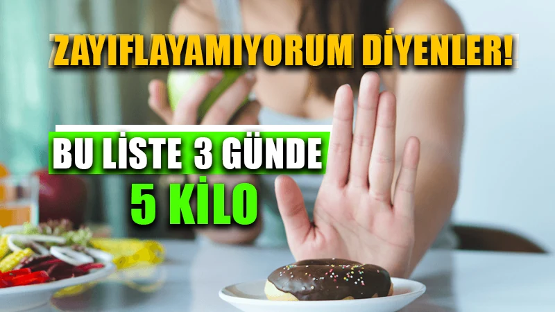 Etkili bir diyet programı: