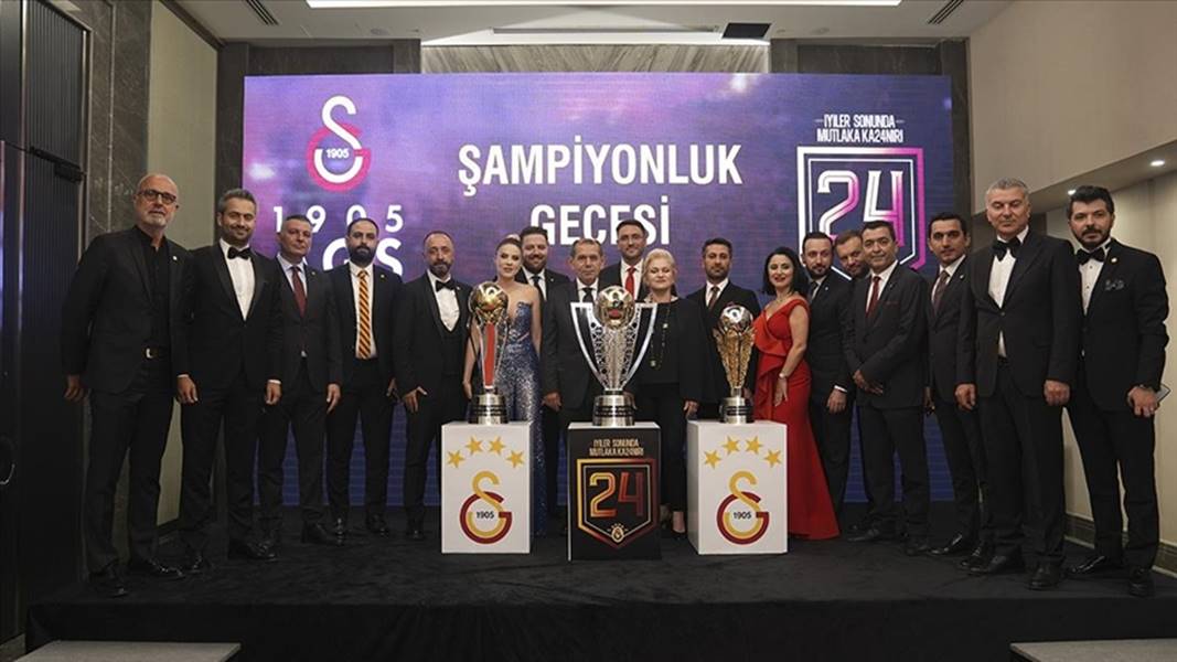 Galatasaray, 24. şampiyonluğunu Ankara’da kutladı