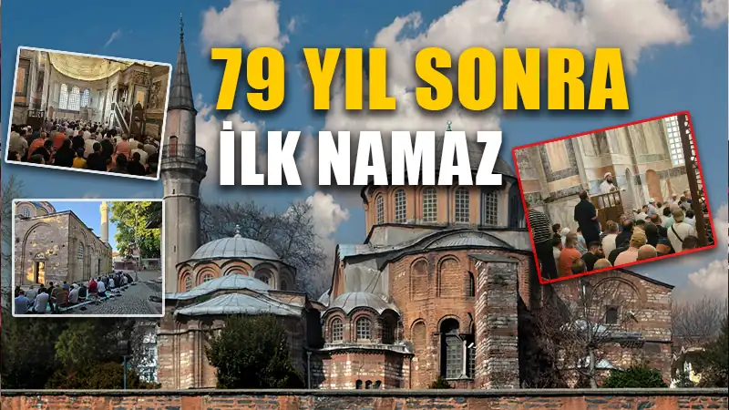 Kariye Camisi'nde 79 yıl