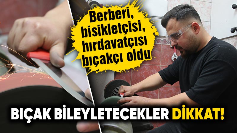 Kütahya’da bıçakçı esnafı hareketli