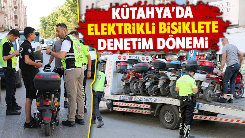 Kütahya’da elektrikli bisikletler için