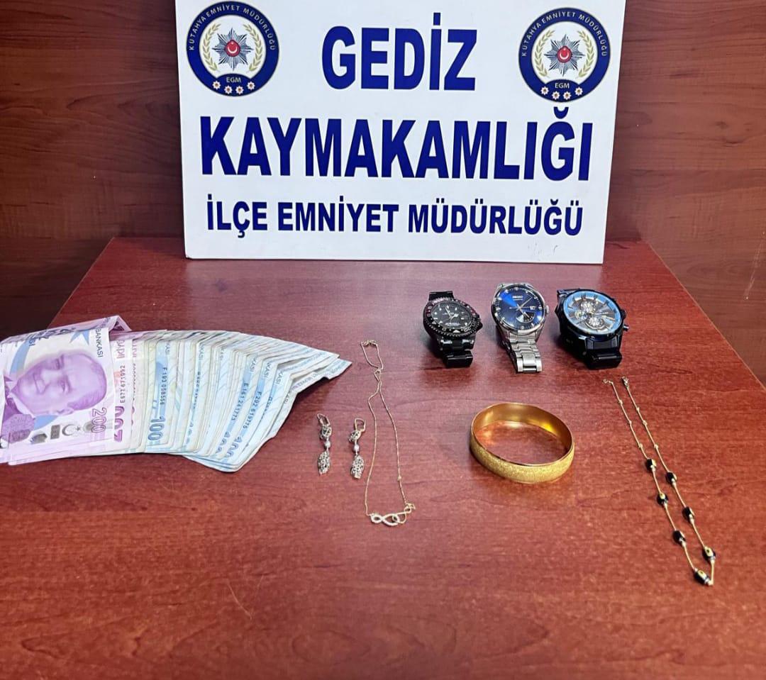 Kütahya'da hamile hırsız, emniyet yerine hastaneye götürüldü