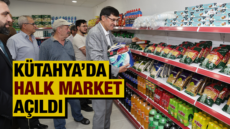 Kütahya’da Halk Market düzenlenen