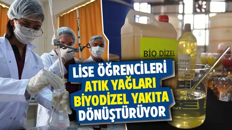 Kütahya’da atık yağları biyodizel yakıta dönüştürdüler