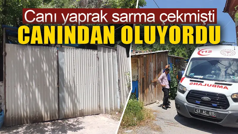 Kütahya’da çatıdan düşen kadın yaralandı