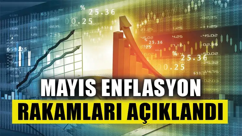 Mayıs ayı enflasyon rakamları açıklandı