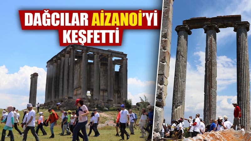 Kütahya’da dağcılar Aizanoi’de yürüyüş yaptı