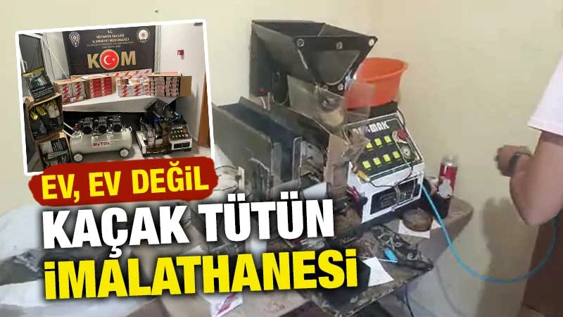 Kütahya’da evini imalathaneye çeviren şüpheli yakalandı 